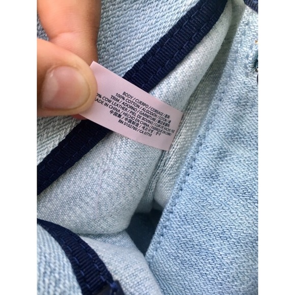 NWT Katespade Sam denim satchel - Picture 12 of 15